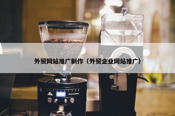 外贸网站推广制作（外贸企业网站推广）