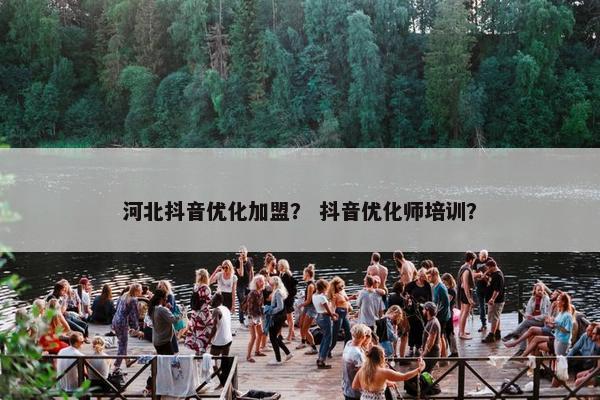河北抖音优化加盟？ 抖音优化师培训？