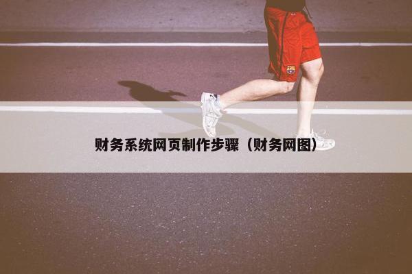 财务系统网页制作步骤（财务网图）
