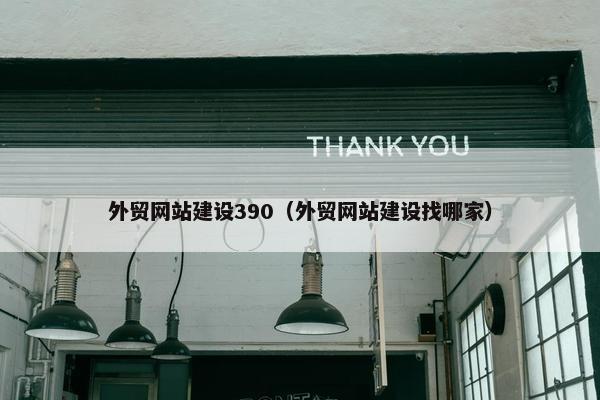 外贸网站建设390（外贸网站建设找哪家）