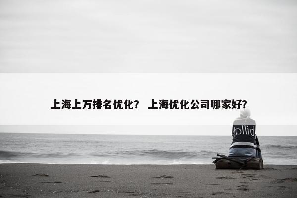 上海上万排名优化？ 上海优化公司哪家好？