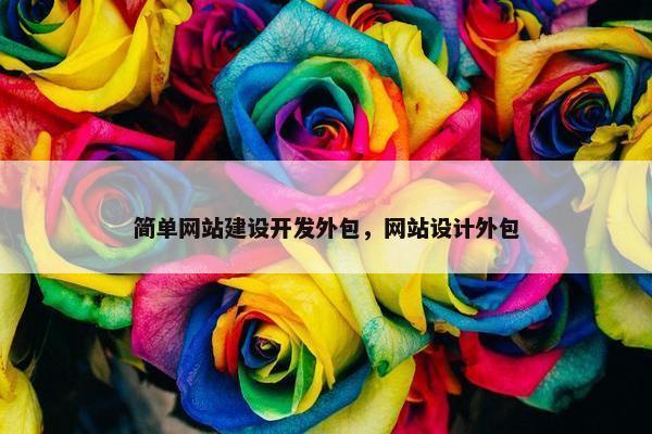 简单网站建设开发外包，网站设计外包