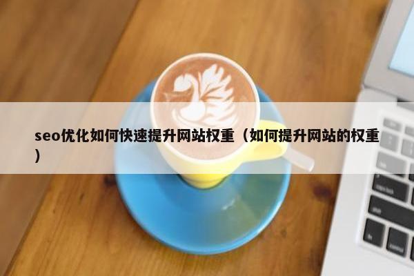 seo优化如何快速提升网站权重（如何提升网站的权重）