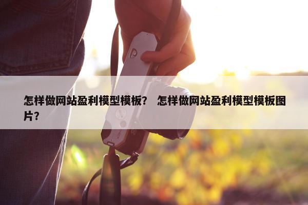 怎样做网站盈利模型模板？ 怎样做网站盈利模型模板图片？