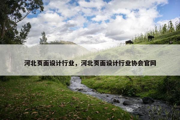 河北页面设计行业，河北页面设计行业协会官网