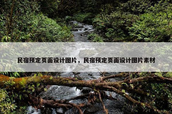 民宿预定页面设计图片，民宿预定页面设计图片素材