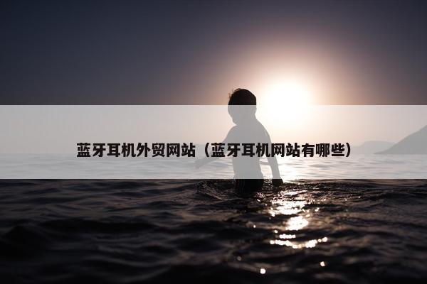 蓝牙耳机外贸网站（蓝牙耳机网站有哪些）
