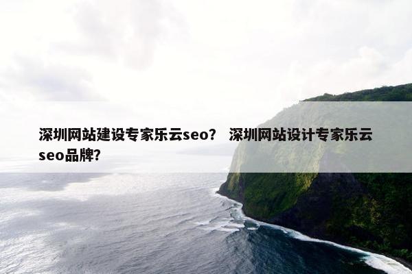 深圳网站建设专家乐云seo？ 深圳网站设计专家乐云seo品牌？