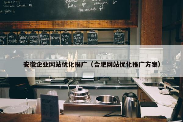 安徽企业网站优化推广（合肥网站优化推广方案）