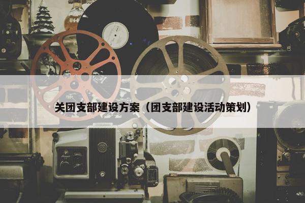 关团支部建设方案（团支部建设活动策划）