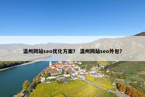 温州网站seo优化方案？ 温州网站seo外包？