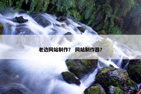 老边网站制作？ 网站制作器？