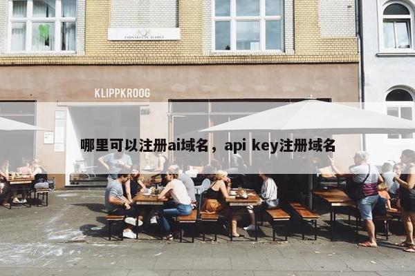 哪里可以注册ai域名，api key注册域名