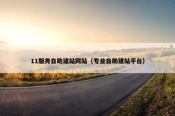 11服务自助建站网站（专业自助建站平台）