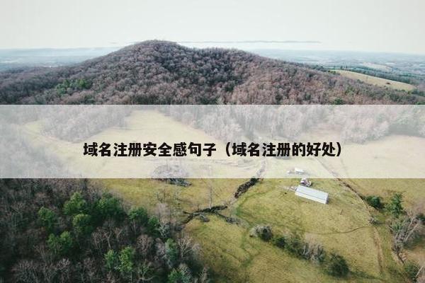 域名注册安全感句子（域名注册的好处）