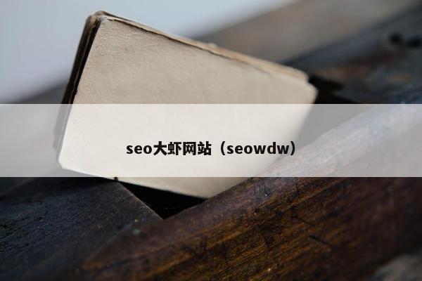 seo大虾网站（seowdw）