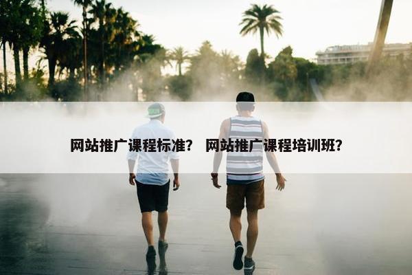 网站推广课程标准？ 网站推广课程培训班？