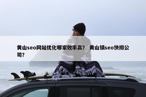 黄山seo网站优化哪家效率高？ 黄山镇seo快排公司？
