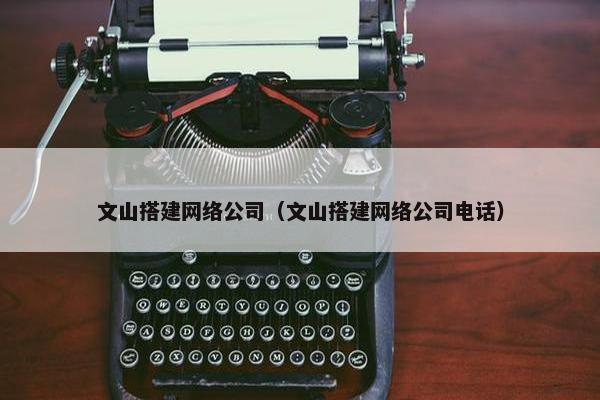 文山搭建网络公司（文山搭建网络公司电话）
