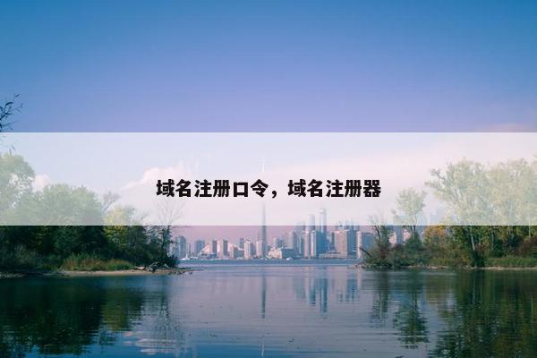 域名注册口令，域名注册器