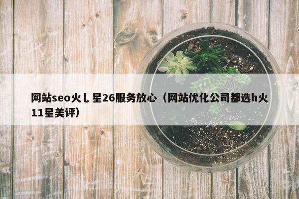 网站seo火乚星26服务放心（网站优化公司都选h火11星美评）