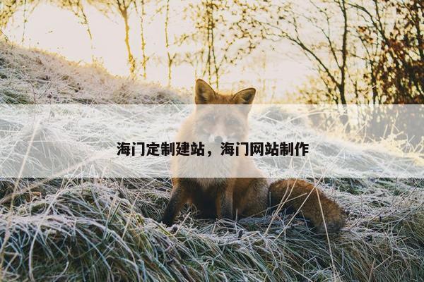 海门定制建站，海门网站制作