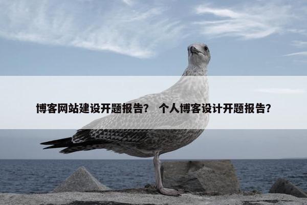 博客网站建设开题报告？ 个人博客设计开题报告？