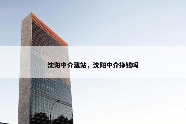 沈阳中介建站，沈阳中介挣钱吗