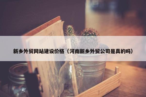 新乡外贸网站建设价格（河南新乡外贸公司是真的吗）