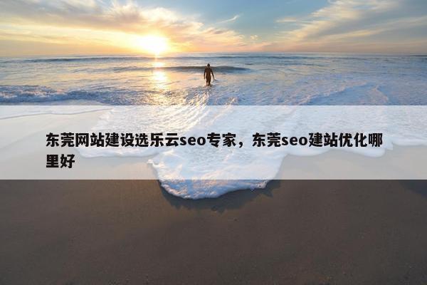 东莞网站建设选乐云seo专家，东莞seo建站优化哪里好