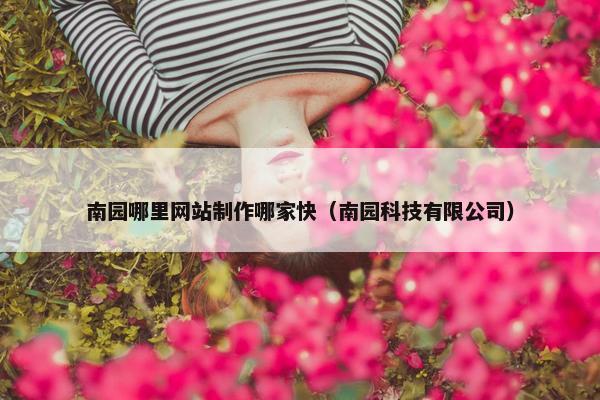 南园哪里网站制作哪家快（南园科技有限公司）