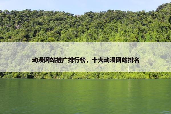 动漫网站推广排行榜，十大动漫网站排名
