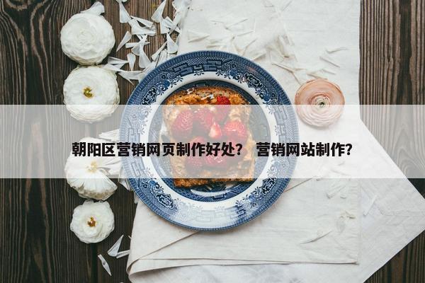 朝阳区营销网页制作好处？ 营销网站制作？
