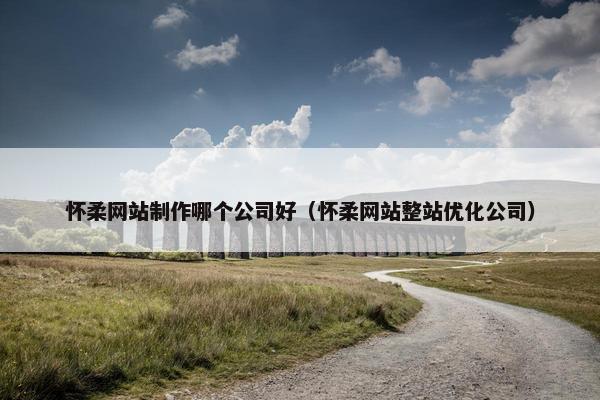 怀柔网站制作哪个公司好（怀柔网站整站优化公司）