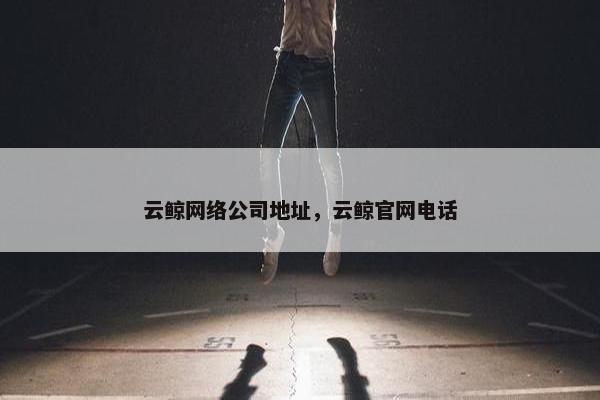 云鲸网络公司地址，云鲸官网电话