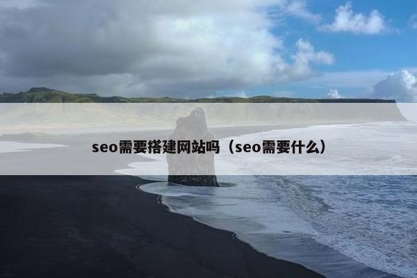 seo需要搭建网站吗（seo需要什么）