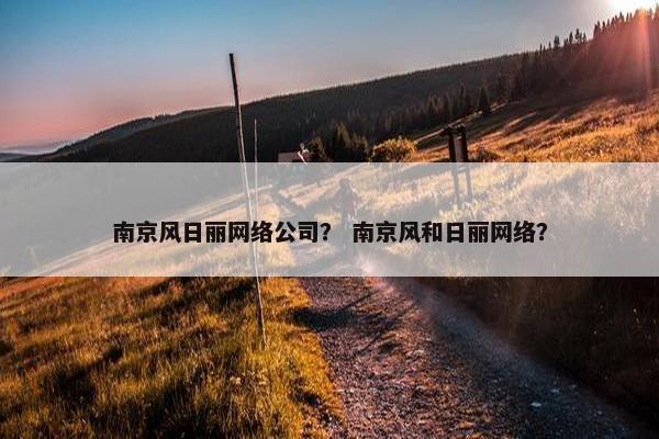 南京风日丽网络公司？ 南京风和日丽网络？