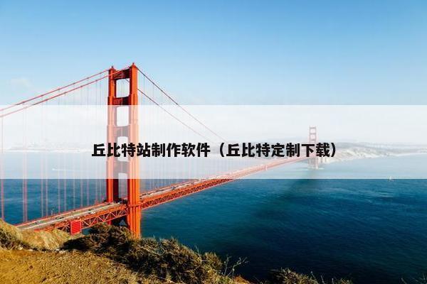 丘比特站制作软件（丘比特定制下载）