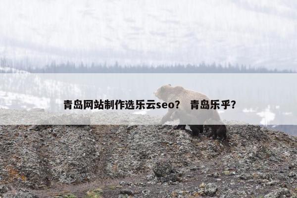 青岛网站制作选乐云seo？ 青岛乐乎？