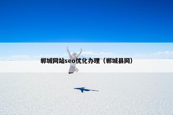 郸城网站seo优化办理（郸城县网）
