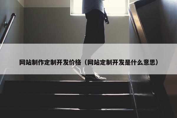 网站制作定制开发价格（网站定制开发是什么意思）