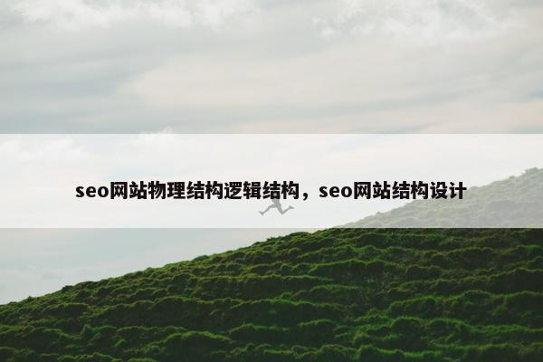 seo网站物理结构逻辑结构，seo网站结构设计