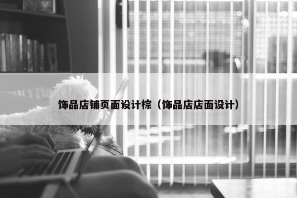 饰品店铺页面设计棕（饰品店店面设计）