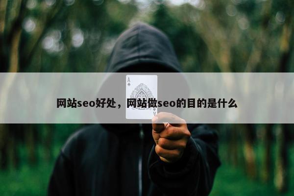 网站seo好处，网站做seo的目的是什么