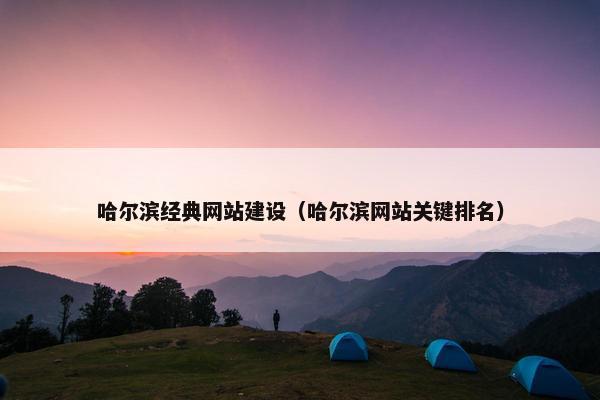 哈尔滨经典网站建设（哈尔滨网站关键排名）