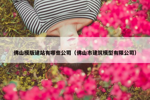 佛山模版建站有哪些公司（佛山市建筑模型有限公司）