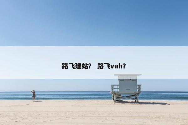 路飞建站？ 路飞vah？