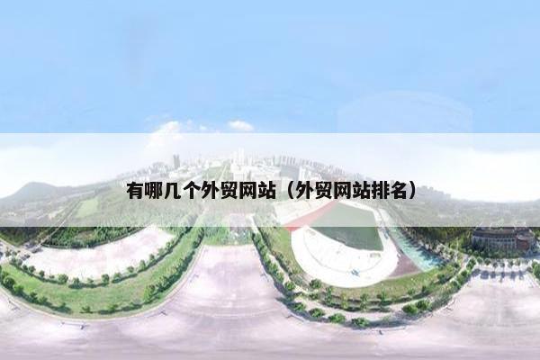 有哪几个外贸网站（外贸网站排名）