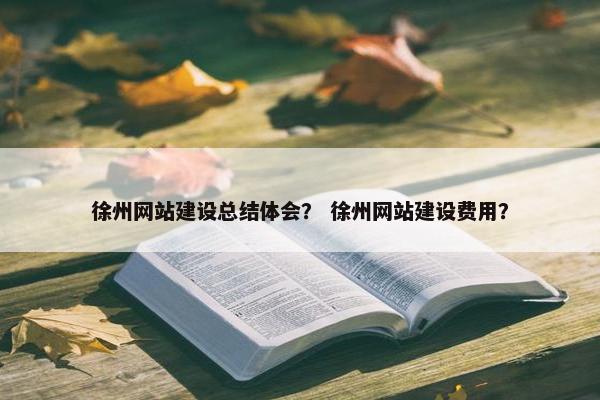 徐州网站建设总结体会？ 徐州网站建设费用？