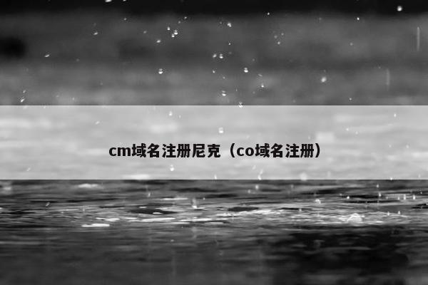 cm域名注册尼克（co域名注册）